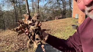 Leaves Clean Up With Fire Roll, Ferro Rod, Flint And Steel @beinggoodtopeople