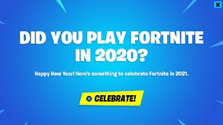 Welcome to Fortnite 2021 - Free Rewards!
