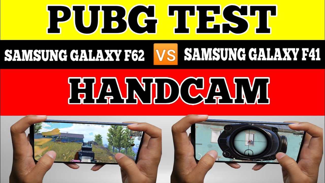Samsung Galaxy F62 VS Galaxy F41 FULL COMPARISON 🎮PUBG TEST🔥 GRAPHICS , GYRO ,FPS WHICH IS BEST ?