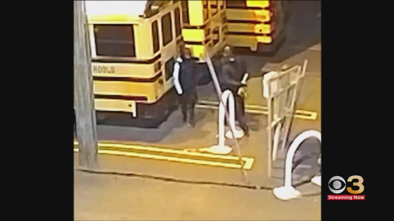 Police release surveillance video of suspects wanted in school bus ...