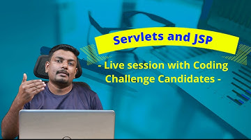 Servlet and JSP Live Session | Web application development using Java | Coding Challenge in Java
