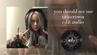 Download Lagu You should see me in a crown||~edit audio~ #music #remix  MP3