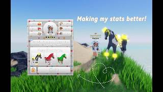Trying to Upgrade my Stats for my Profile! 🎀✨ || Wild Horse Islands