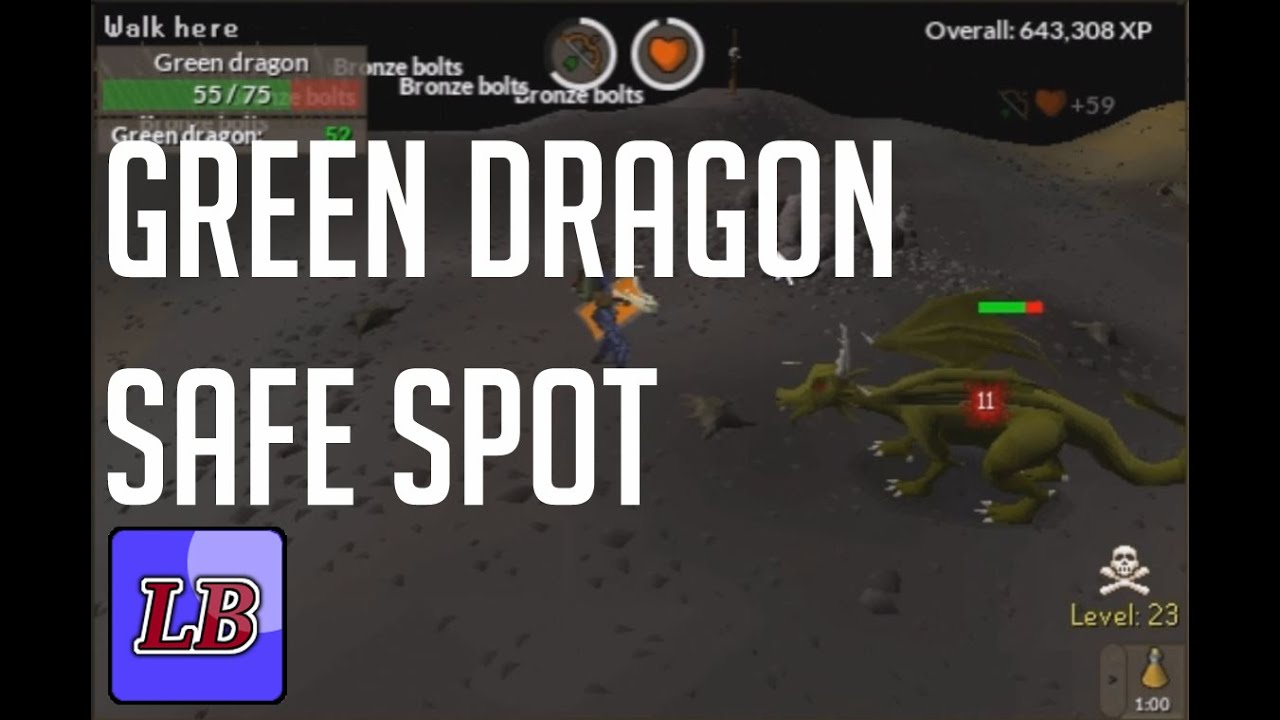 Runescape Green Dragons Safe Spot YouTube