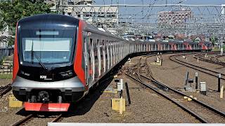 [4K] Stasiun Jatinegara: Kompilasi Kereta JR 205, CLI-125, CC 201, CC 206 | KRL Commuter Line (3/7)