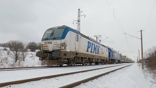 Trainspotting (BG) - Vectron of PIMK Rail for the cement train... and a quiet Ludmilla?