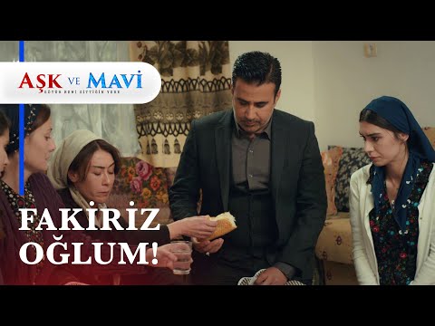 Hasibe, Ali'ye soğan ekmek yediriyor - Aşk ve Mavi 4. Bölüm