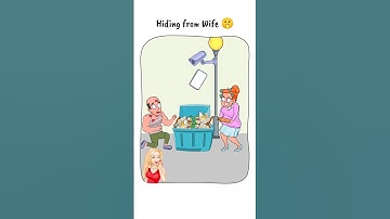 Escaping from wife: HideMyproof 😍 Android X iOS #shorts