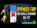Unlock a Motorola Moto G06 phone with a password and Google account without a PC (FRP BYPASS)