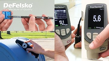 How to Measure Coating Thickness using PosiTector and PosiTest Coating Thickness Gages from DeFelsko