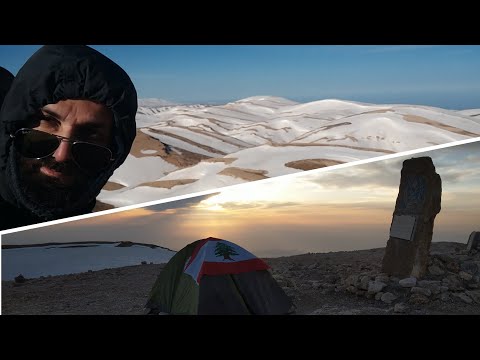 Solo Camping on Qurnat as Sawda 3088m | Highest Summit in Lebanon and the Levant