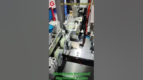 Full Automatic Waterproof Plug Crimping Machine#crimpingmachine#wireharnessmachine#terminalcrimping
