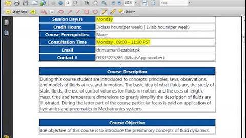 Video Lecture Fluid Mechanics 01/16