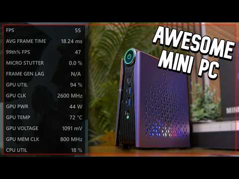 ACEMAGIC S3A | Finally A Mini PC That Can (kinda) Game? | AMD Ryzen 7 H 255 w/ Radeon 780M Graphics