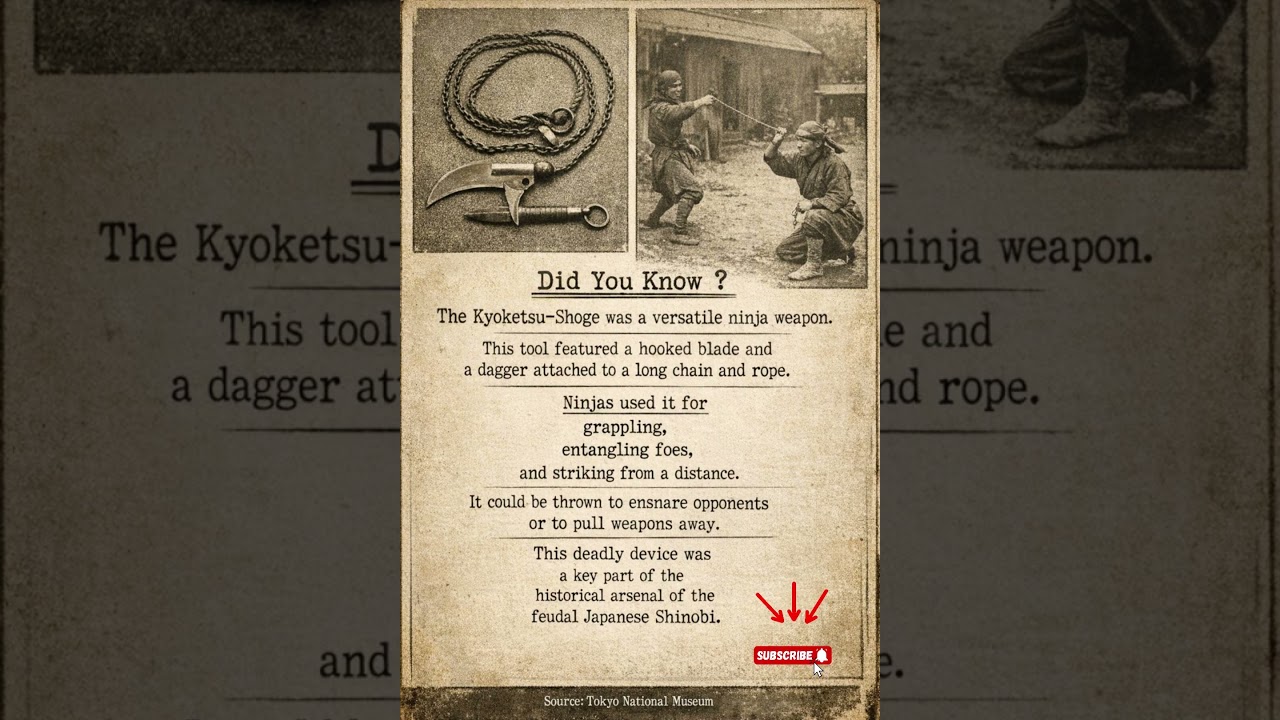 Kyoketsu Shoge | Ninja weapon explained