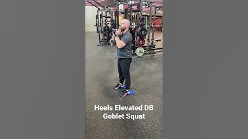 Heels Elevated DB Goblet Squat
