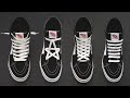 4 Ways How To Lace VANS Sk8-Hi | VANS Sk8-Hi lacing tutorials