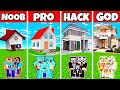 Minecraft Battle Family New Contemporary House Build Challenge