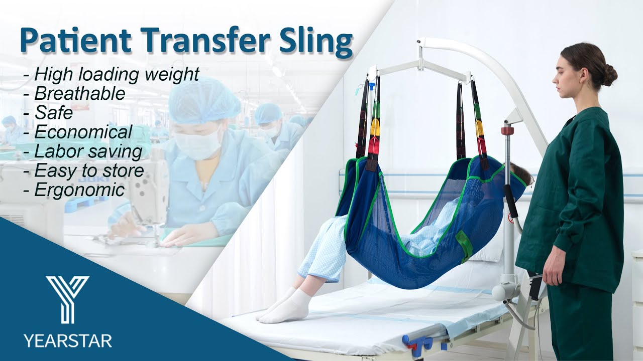 How to assist patient transfers with a Full Body Mesh Lift Sling