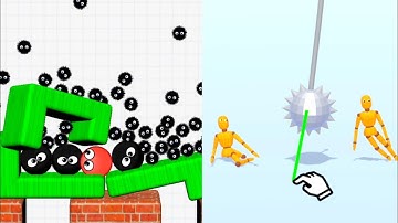 Ragdoll Break VS Hide Ball| Android ios | Amsr satisfying gameplay