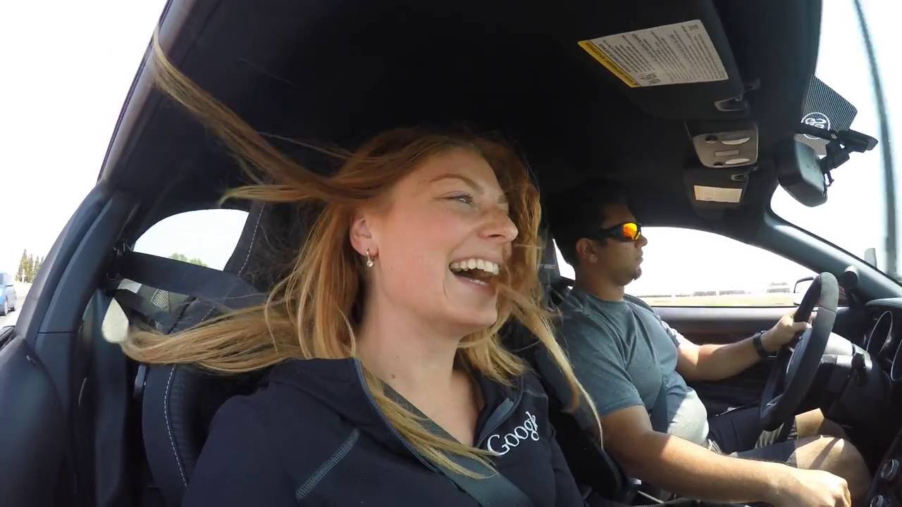 Wife S First Gt350 Ride Reaction Youtube