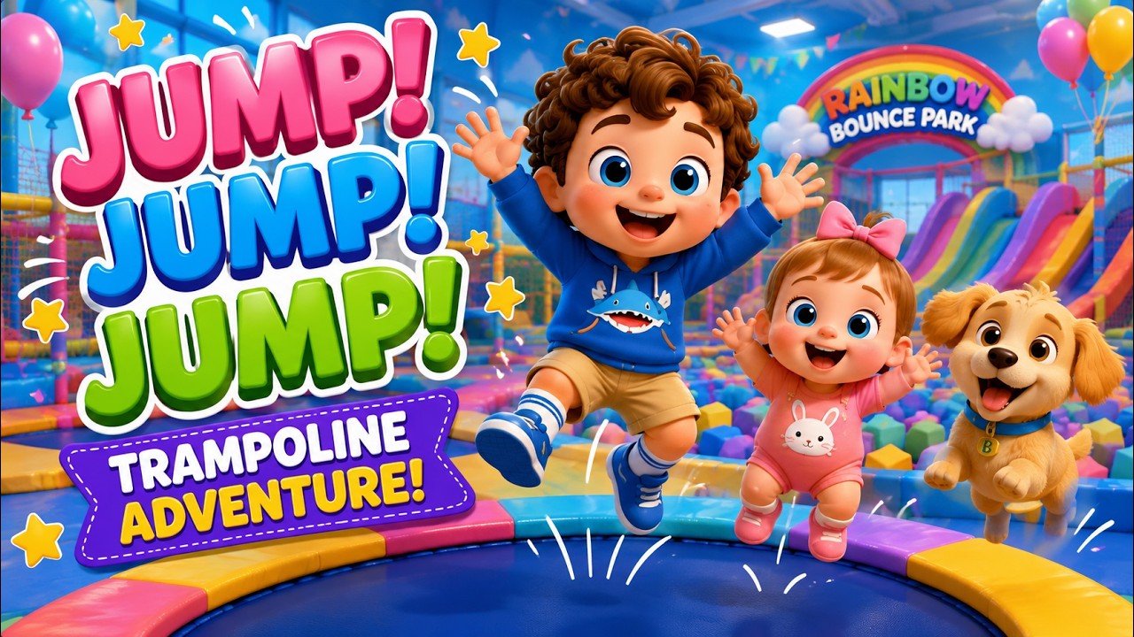 🏰 Jump! Jump! Jump! 🤸 Milo & Baby Sisi's Trampoline Park