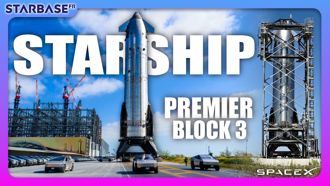 SpaceX dévoile son premier STARSHIP V3 pour des tests INÉDITS !