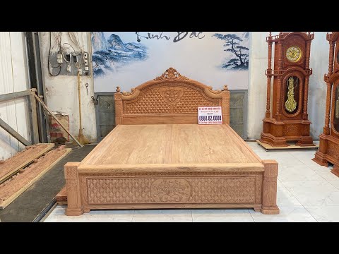 Video Giường Luis Hoàng Gia Gỗ Hương Đá Siêu Vip - Kích... - youtube