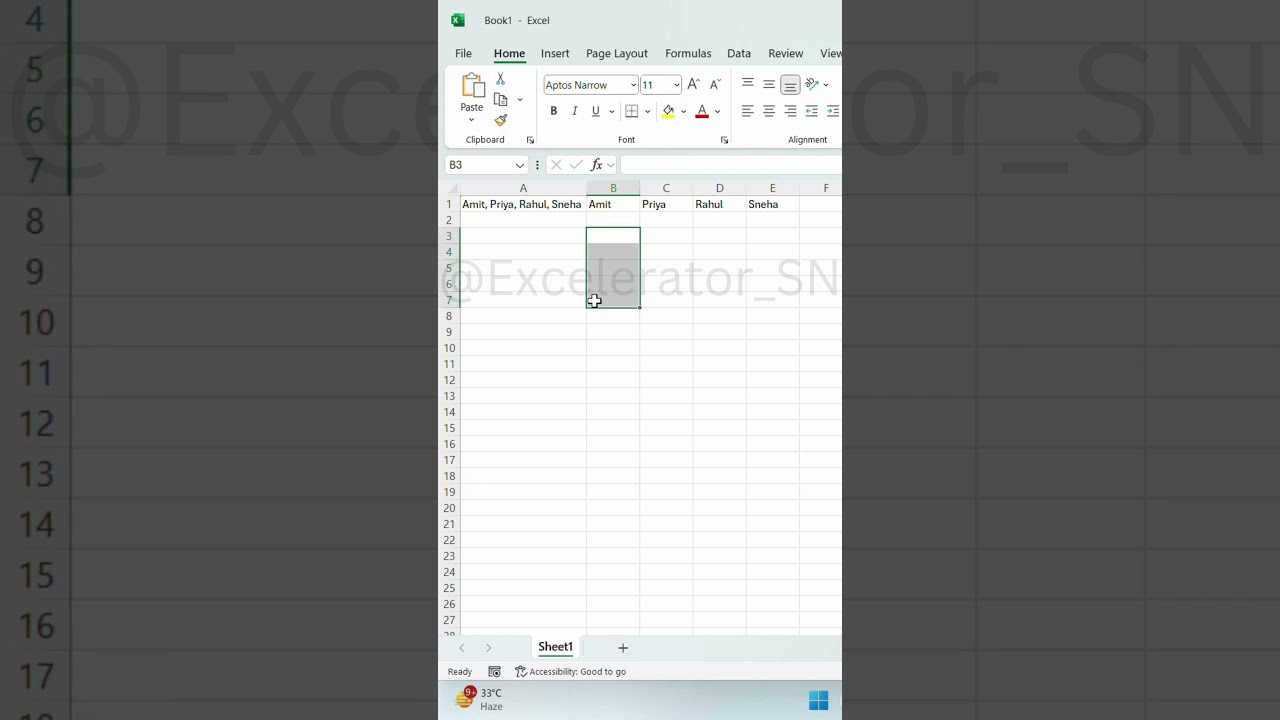 SPLIT Text Into Multiple COLUMNS Or ROWS Easily TEXT Formula How To Split In MS Excel