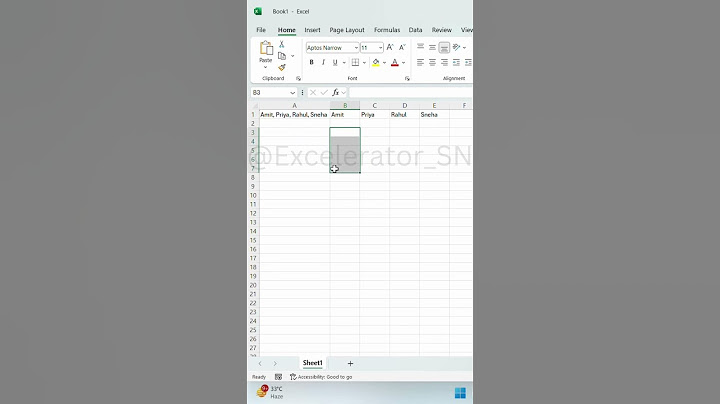 SPLIT Text Into Multiple COLUMNS or ROWS Easily | TEXT SPLIT Formula | How to Split Text in MS Excel
