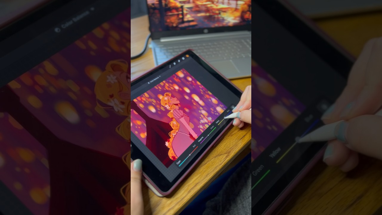 Spent my Sunday painting Rapunzel💕 