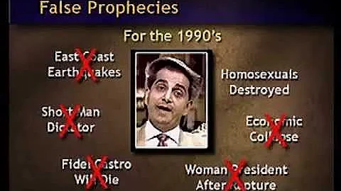 Benny Hinn's false prophecies Fidel Castro will die in the 90's etc