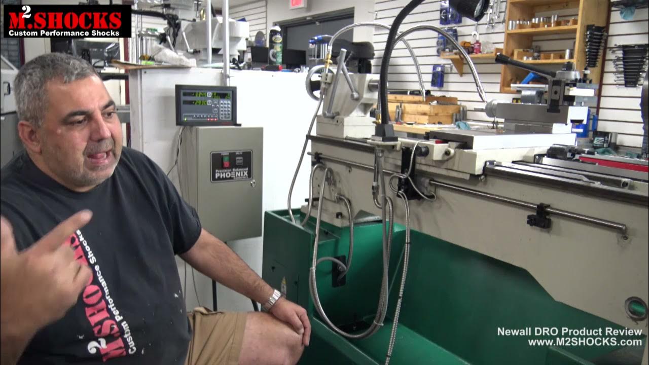 Newall LATHE DRO Installation and review YouTube