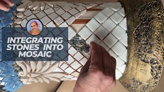 Discover The Mesmerizing Art Of Creating Stone Mosaics In A Column