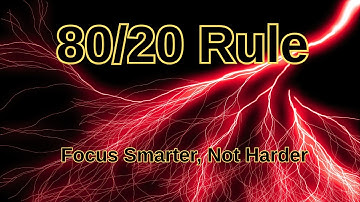 The 80/20 Rule That Can Change Your Life