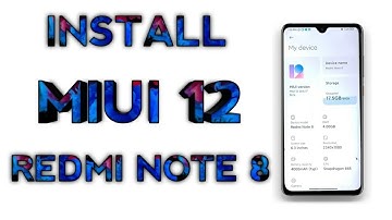 How to Install MIUI 12 in Redmi Note 8 | Install MIUI 12 Any Redmi Mobiles | Officially Android 10