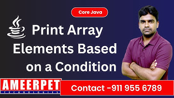 Print Specific Array Elements Easily! |Coding Hacks You Must Know |by Srinivas|Ameerpet Technologies