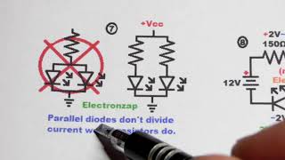Parallel LEDs should have their own current setting resistor
