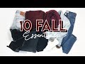 10 Fall Essentials! (TRY ON) // My Favorite Fall Clothes