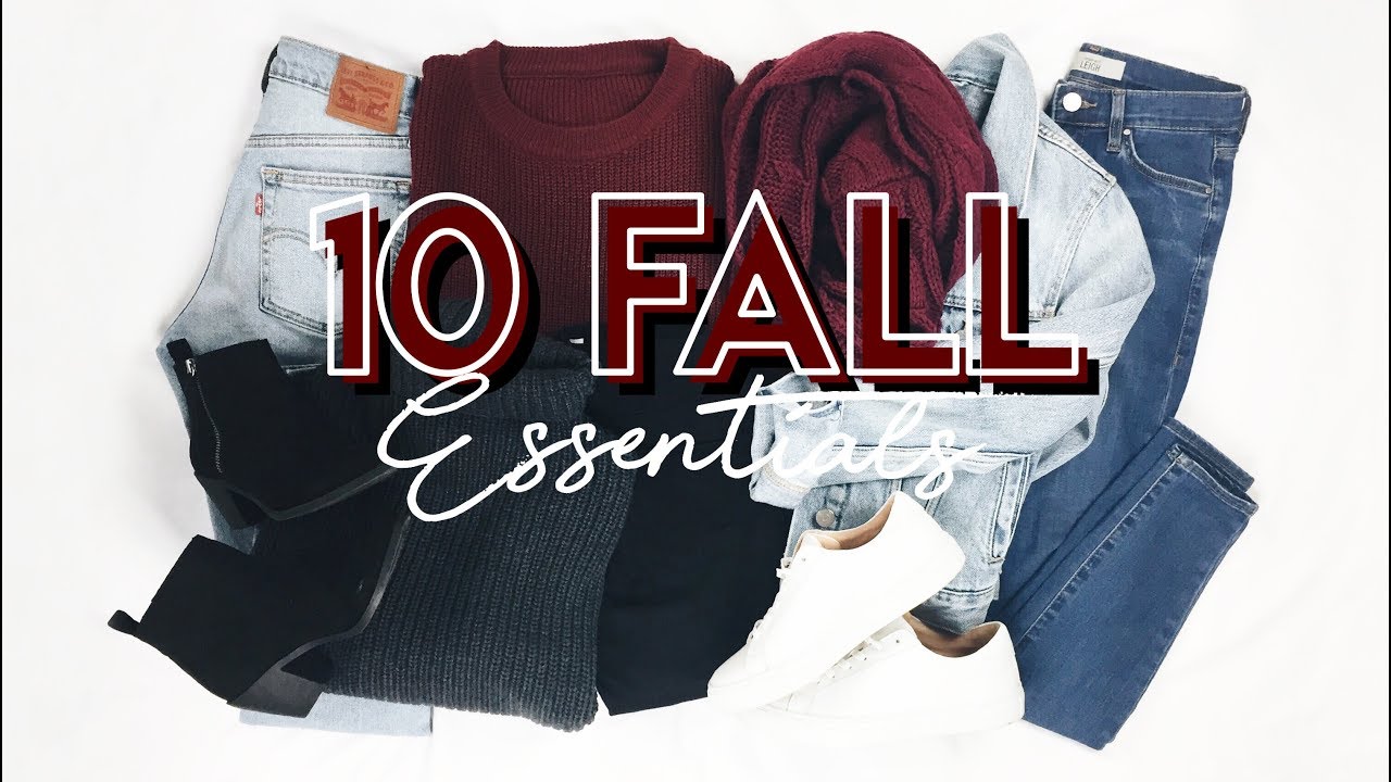 10 Fall Essentials! (TRY ON) // My Favorite Fall Clothes