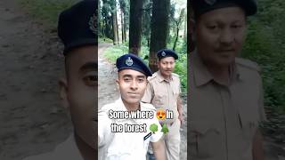 some where in the Derjeeling forest 😍🌳 #wbp #police #army #armylover #viral #trending #jungle #love