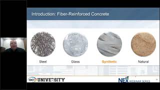 NEx Webinar 005: Synthetic Fibers in Concrete: Types, Applications, and Design Considerations