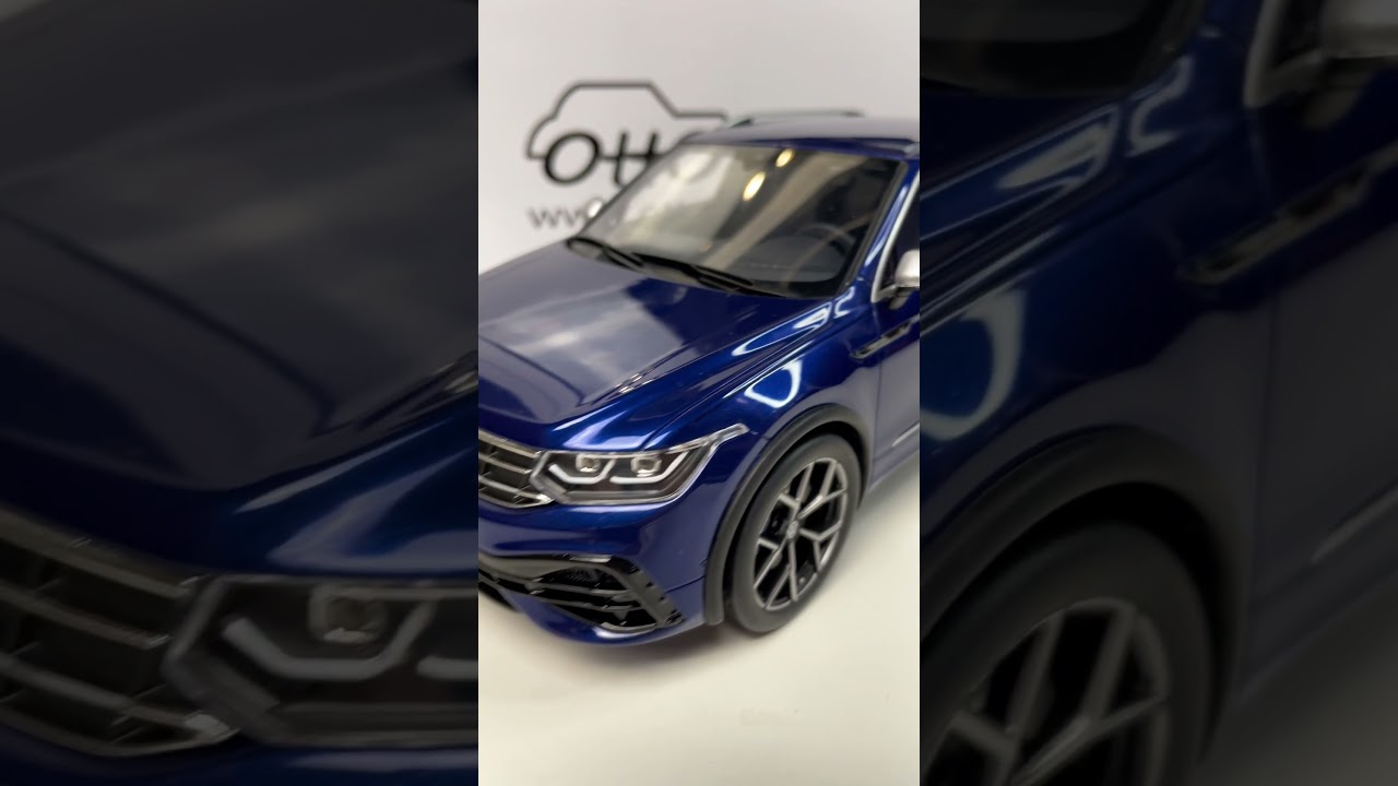 Modellauto VOLKSWAGEN TIGUAN R WHITE 2021 OttO mobile 1:18 Resinemodell  (Türen, Motorhaube nicht zu öffnen!) bei