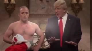 ‘SNL’ Donald Trump, Vladimir Putin As Shirtless Santa Claus Video    Cold Open   YouTube 360p