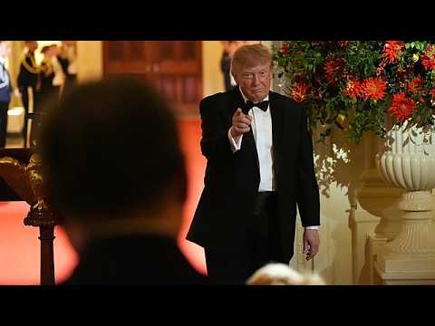 Toasts, handshakes and smiles: Moments from Xi’s White House state dinner