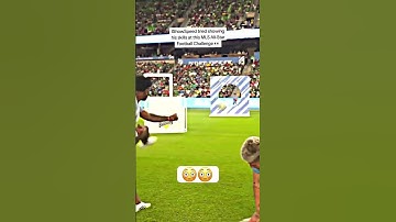 IShowSpeed tried showing his skills at this MLS All-Star Football Challenge 👀 #ishowspeed #fyp