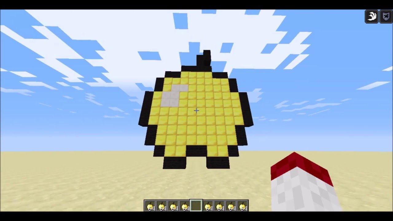 Minecraft Mini Builds 1 Golden Apple Pixel Art Youtube Minecraft Mini Builds 1 Golden Apple Pixel Art Youtube