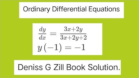 Ordinary Differential Equations | Deniss G zill Book Exercise 2.5 Question 30 | Bernoullie Equation