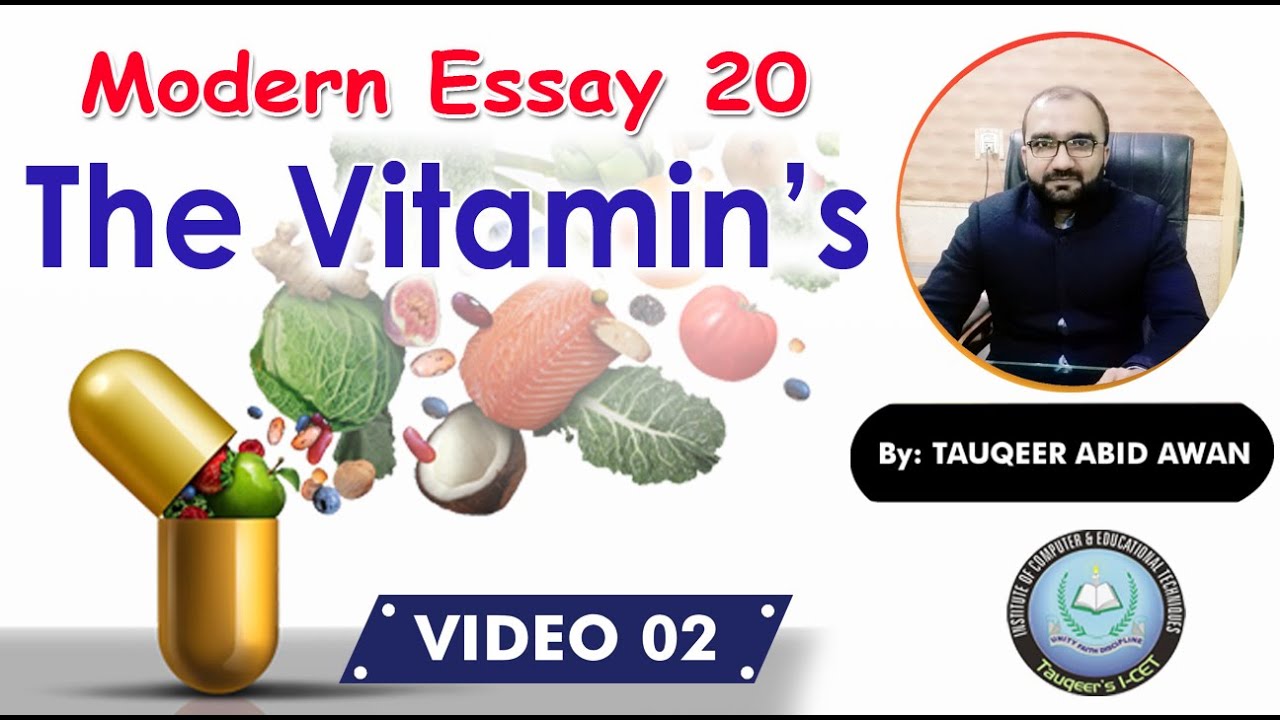 vitamins essay in english