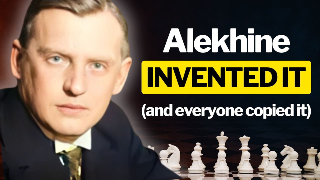 🔥The Incredible Positional Maneuver INVENTED 👉 Alexander Alekhine